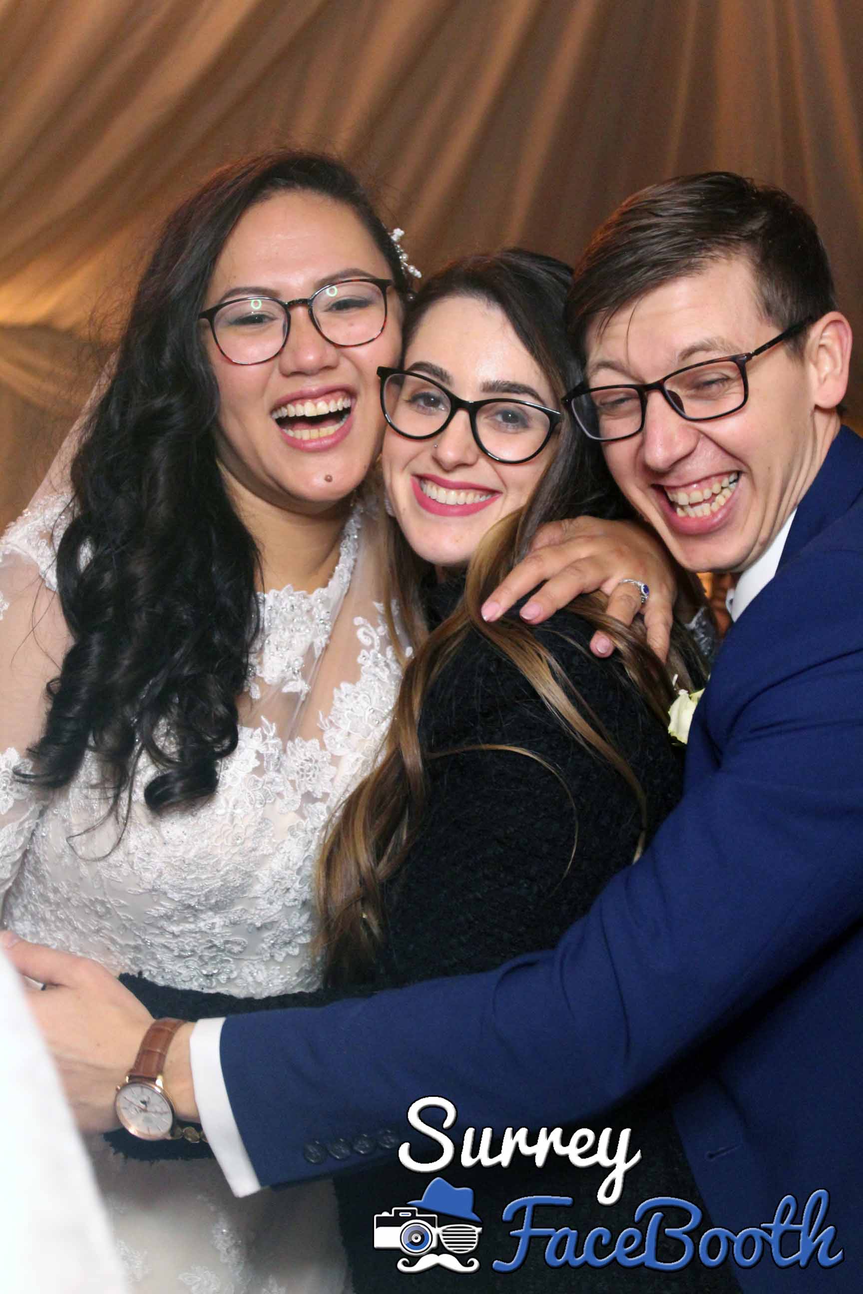 Samantha and Adam's Wedding | View more photos from the event at galleries.surreyfacebooth.co.uk/u/Surrey-FaceBooth/Samantha-and-Adams-Wedding